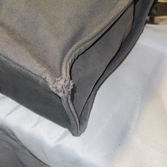 HERMES Fourre Tout MM Canvas Tote Handbag Gray GUC - Picture 8 of 13